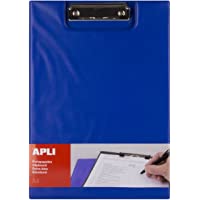 APLI 17205 - Clipboard con solapa azul A4